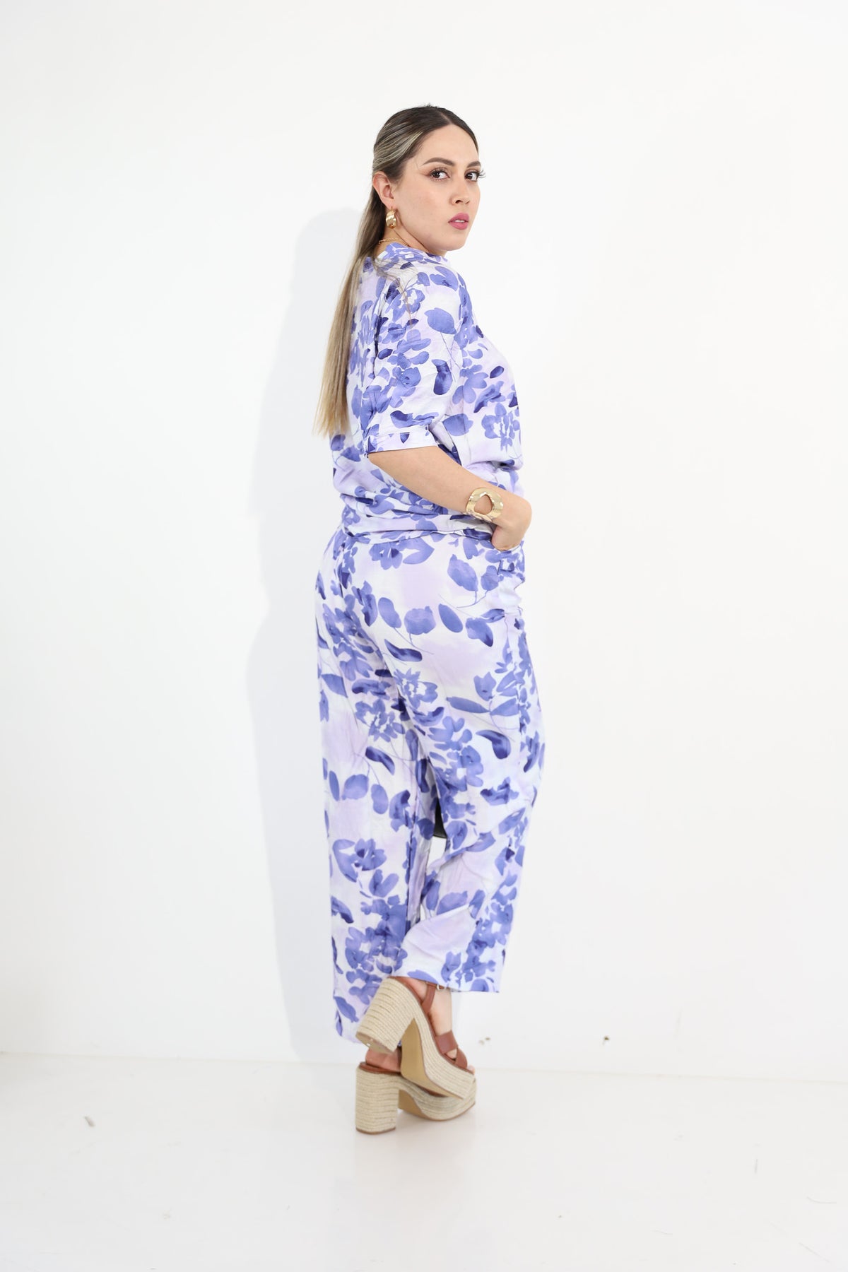 Conjunto De 2Pzs Blusa Y Pantalón