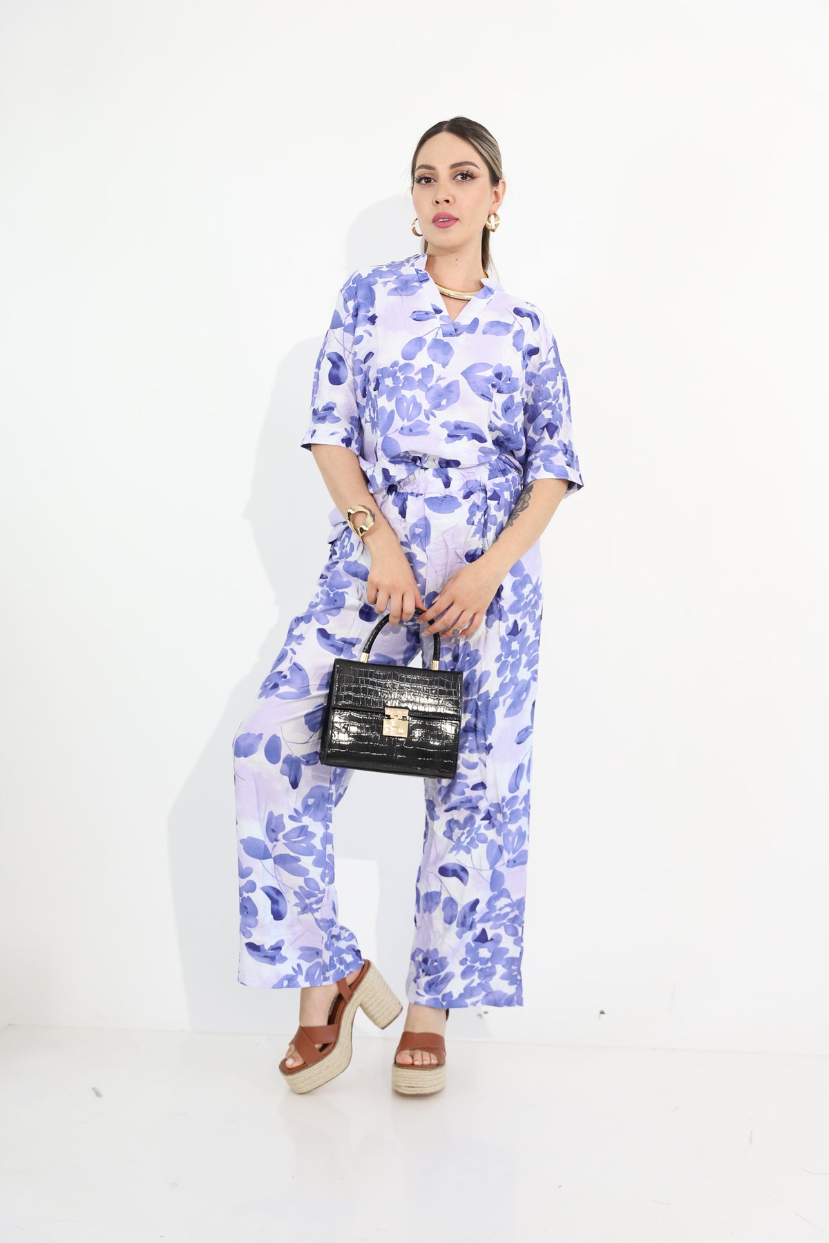 Conjunto De 2Pzs Blusa Y Pantalón