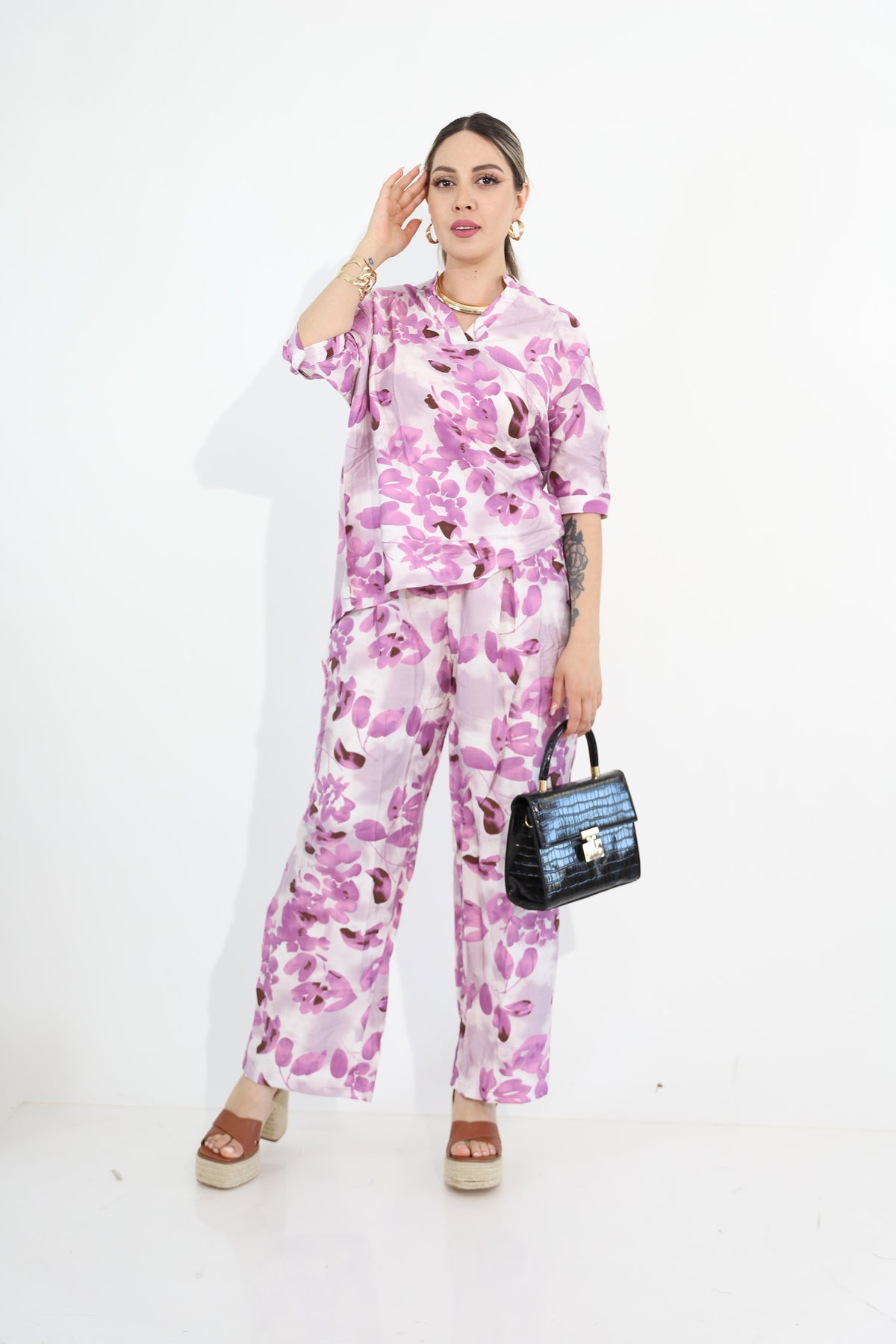 Conjunto De 2Pzs Blusa Y Pantalón