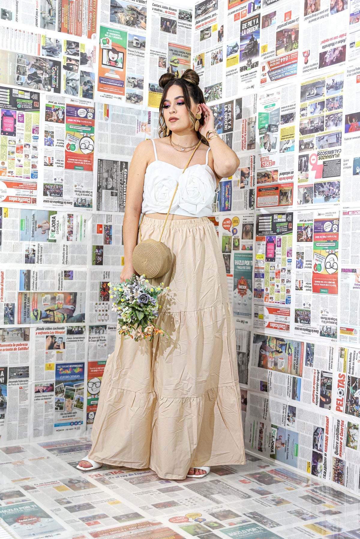 Conjunto Falda Y Blusa