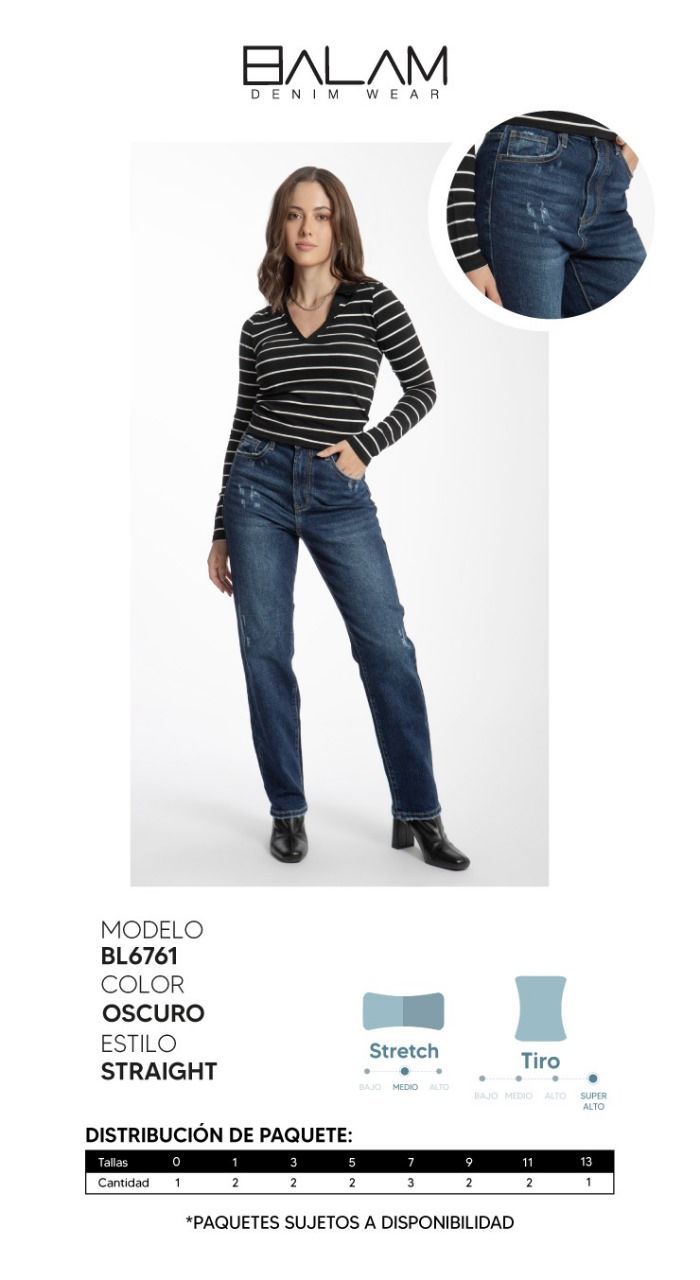 PANTALON DE MEZCLILLA BALAM