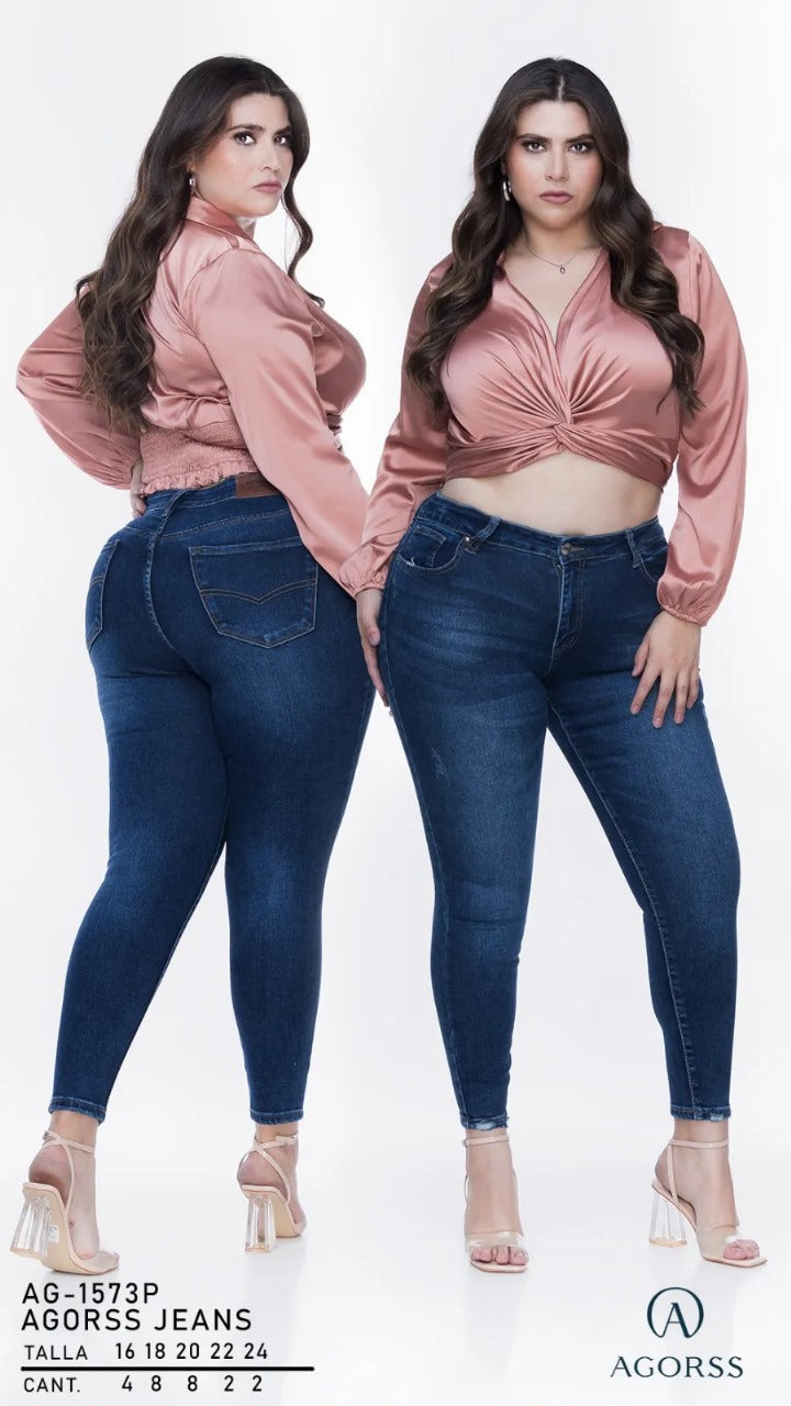 Pantalon De Mezclilla Tallas Extras